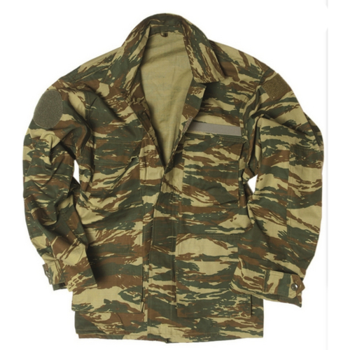Greek Camo Bdu Jacket Like New