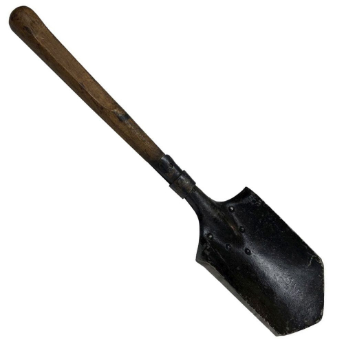 AUSTRIAN STRAIGHT HANDLE SHOVEL USED