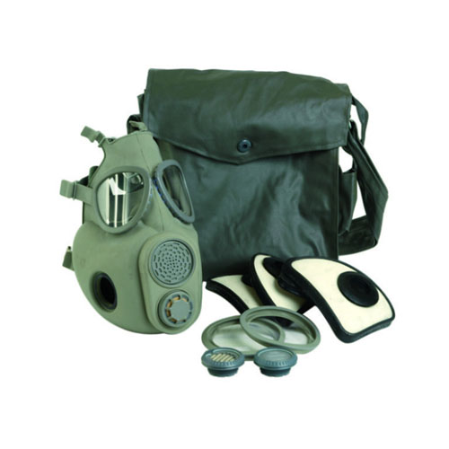 Tactical Czech M10 Gas Mask W/Filters Like New 