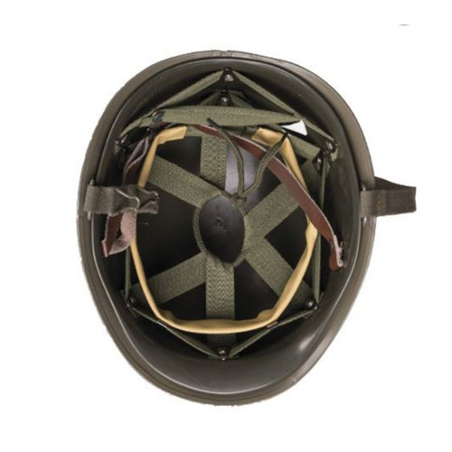 Tactical Austrian Od M1 Steel Helmet W/Liner Like New