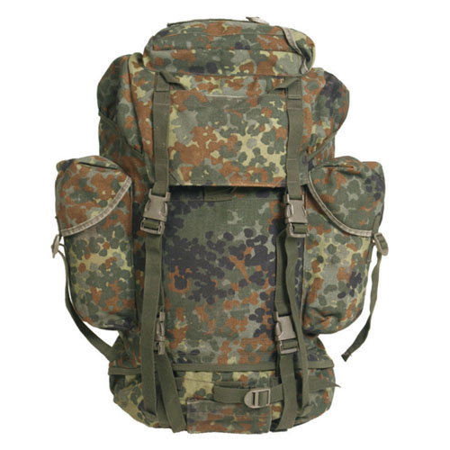 German Flectar Camo Combat Rucksack USED