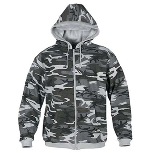 Camouflage Zip Hoody