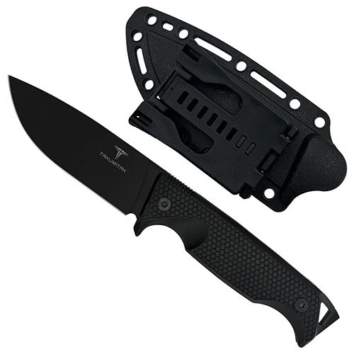 Drop Point Black Oxide Fixed Knife