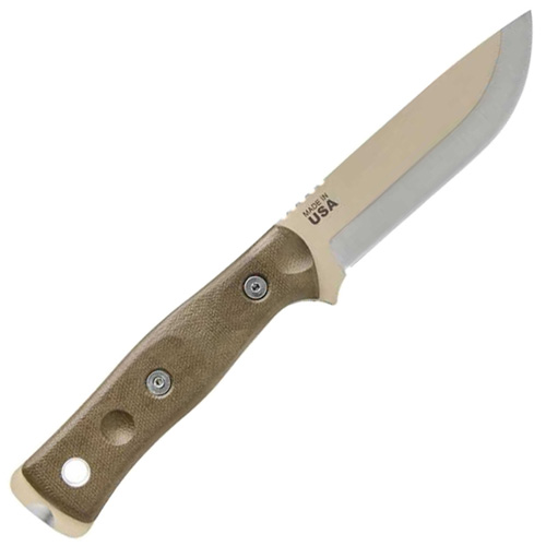 Brothers of Bushcraft Canvas Micarta Handle Fixed Blade Knife