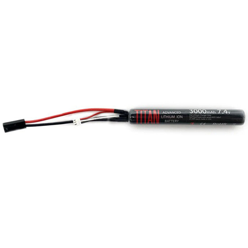 Titan 7.4v 3000mAh 16C Li-Ion Stick Battery