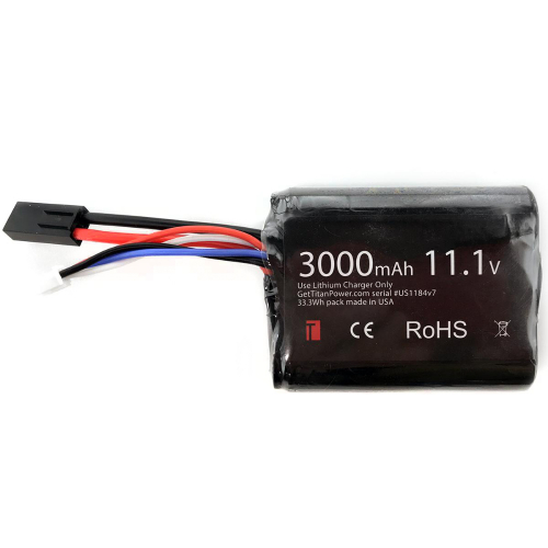 Titan Power 11.1v 3000mAh 16C Brick Type Li-Ion Battery