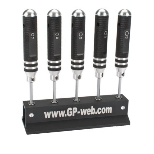 G&P Precision Hex 5pc Screwdriver Set