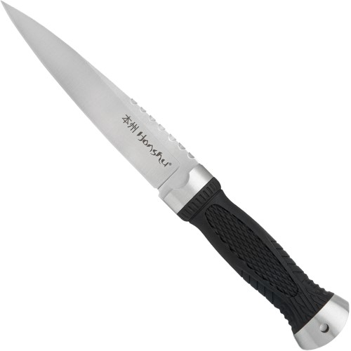 Honshu Sgian Knife: Black. Complete with sheath. Buy now at BuyCamouflage.com.