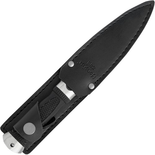 Honshu Sgian Knife: Black. Complete with sheath. Buy now at BuyCamouflage.com.