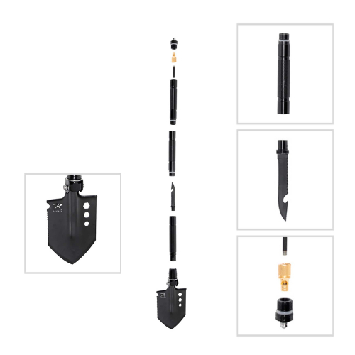 Steel Multi-Tool Survival Shovel