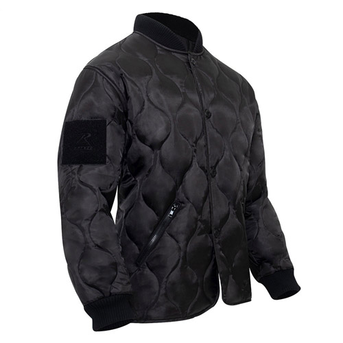 Quilted Woobie Jacket - Olive Drab