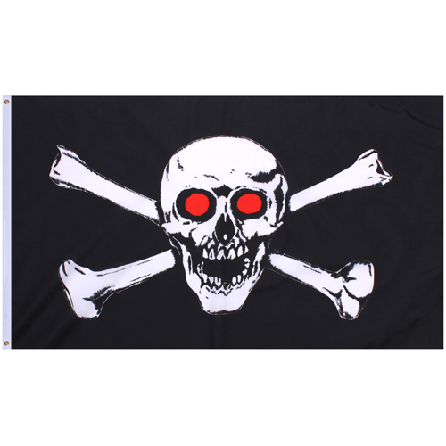 Red Skull Flag