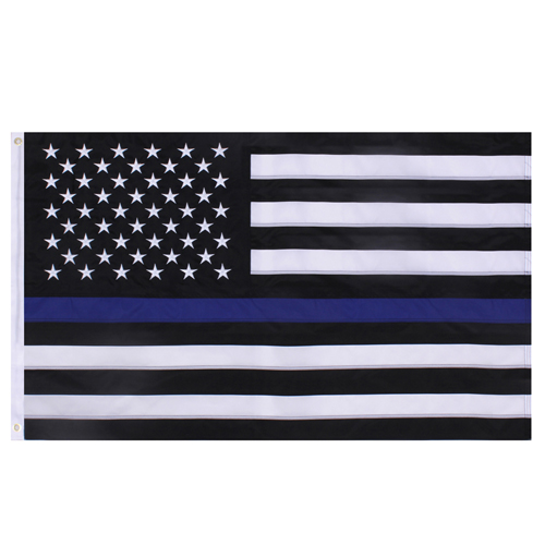 Deluxe Thin Blue Line Flag