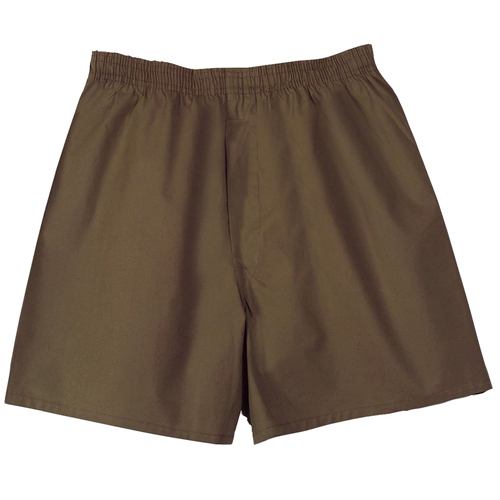 Ultra Force GI Type Mens Brown Boxer Shorts