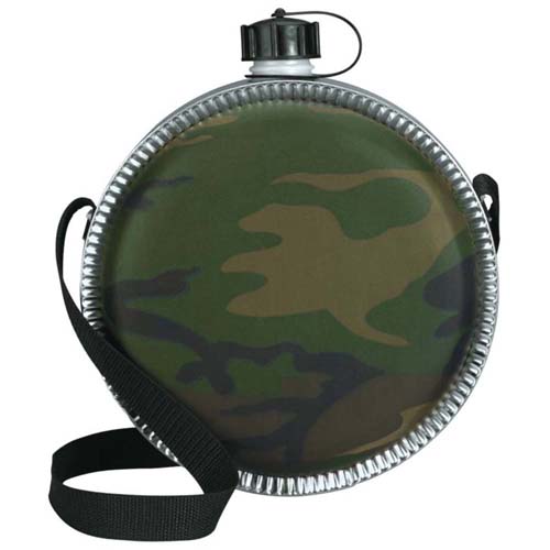 Woodland Camo 2 QT Desert Canteen