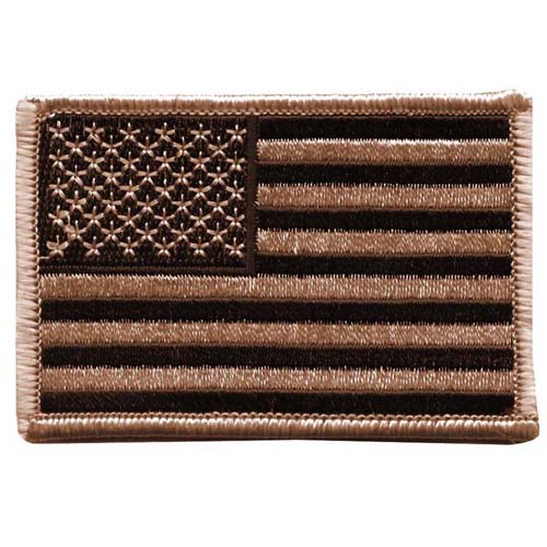 Iron On Sew On Embroidered US Normal Flag Patch
