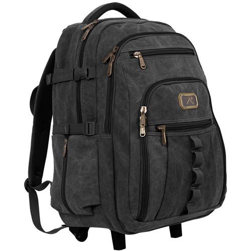 Rolling Canvas Backpack