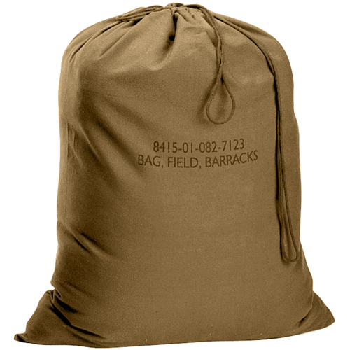 G.I. Type Canvas Barracks Coyote Brown Bag