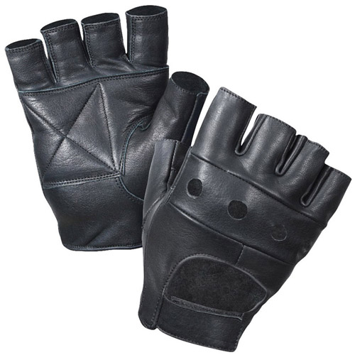 Fingerless Biker Gloves
