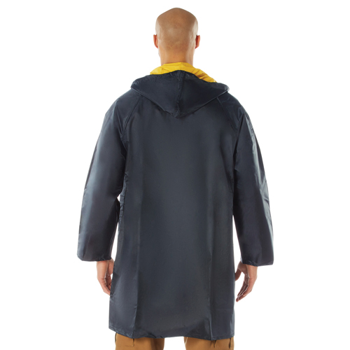 Mens PVC Inner Attached Hood with Under Arm Vent