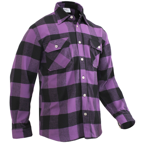 Extra Heavyweight Buffalo Plaid Flannel Shirt