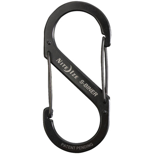 Black 3 Size Nite-Ize S-Biners