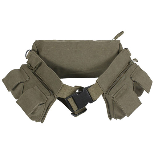 Canvas 7 Pocket Fanny Pack