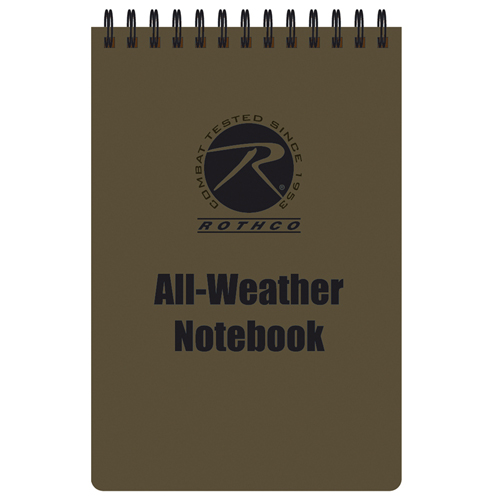 All Weather Waterproof Notebook - 4x6