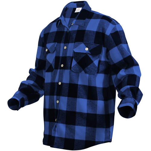 Extra Heavyweight Buffalo Plaid Flannel Shirt