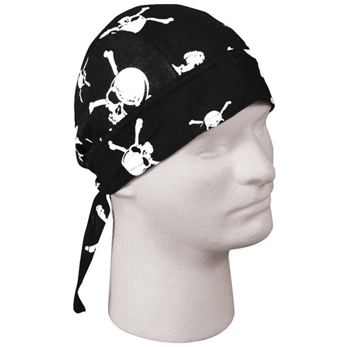 Skull & Crossbones Headwrap