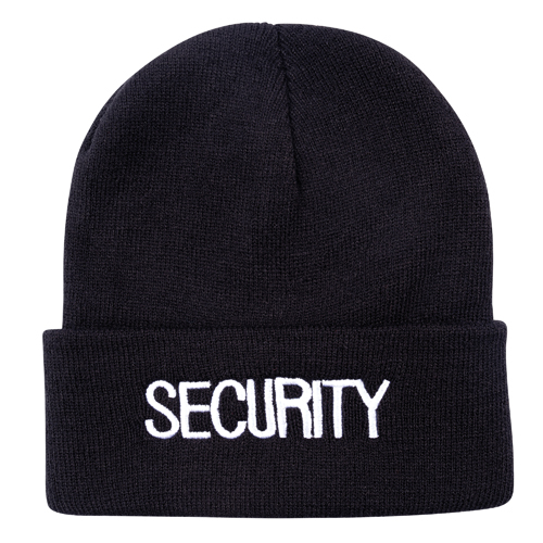 Embroidered Security Watch Cap