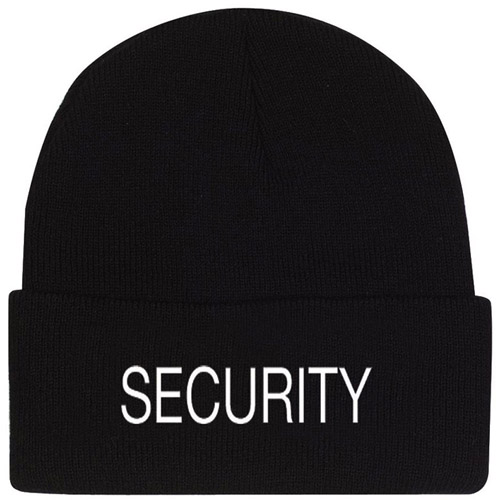 Embroidered Security Watch Cap