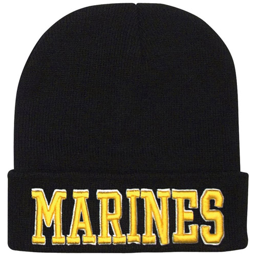 Deluxe Embroidered Marines Watch Cap