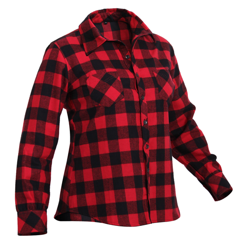 Womens Plaid Flannel Shirt