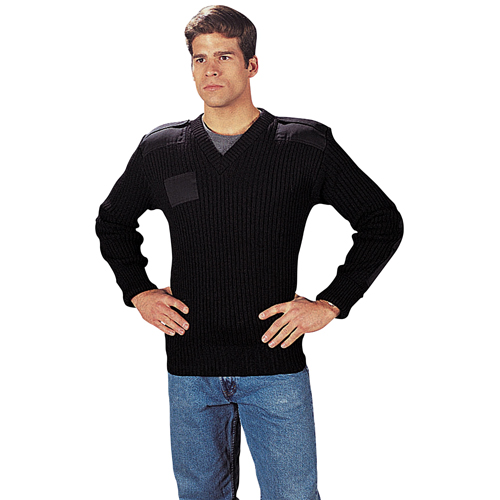 Mens GI Type Wool V-Neck Sweater