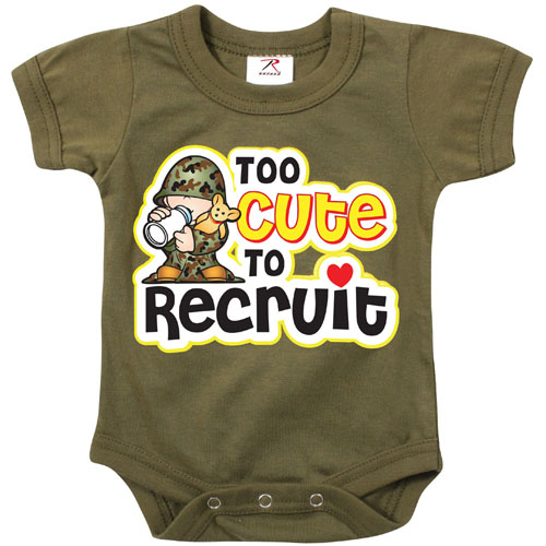 Infant Too Cute To Recruit One-Piece