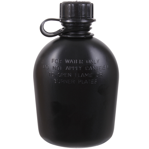 3 Piece G.I. Plastic Canteen with Clip