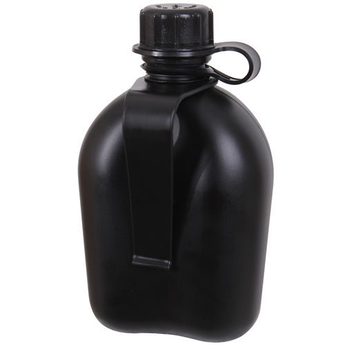 3 Piece G.I. Plastic Canteen with Clip