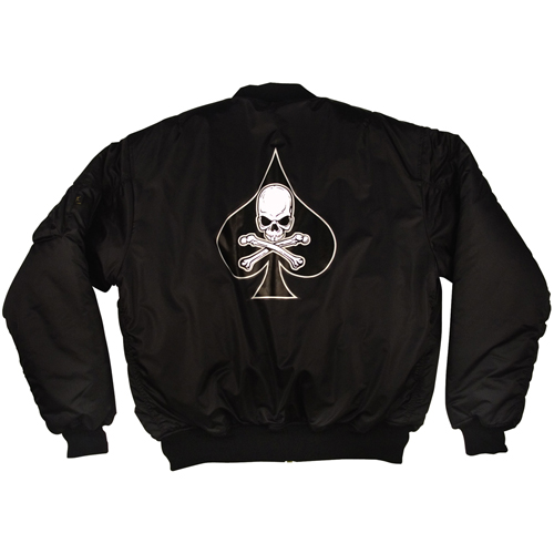 Ultra Force Death Spade MA-1 Flight Jacket