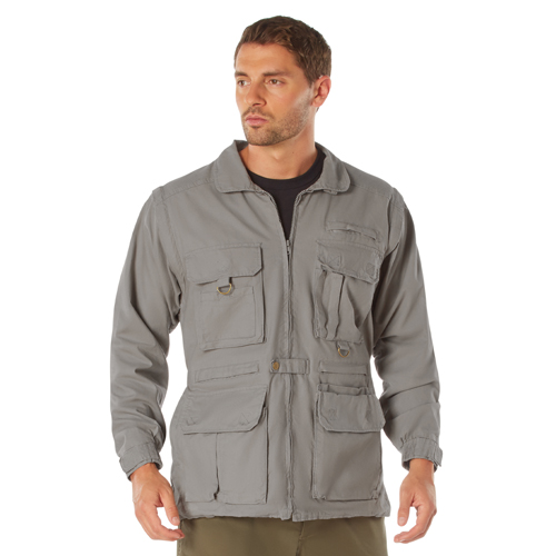 Mens Convertible Safari Jacket