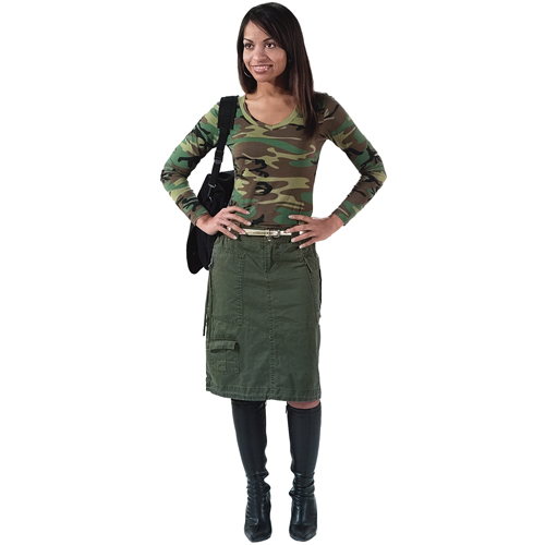 Womens Long Sleeve V-Neck T-Shirt