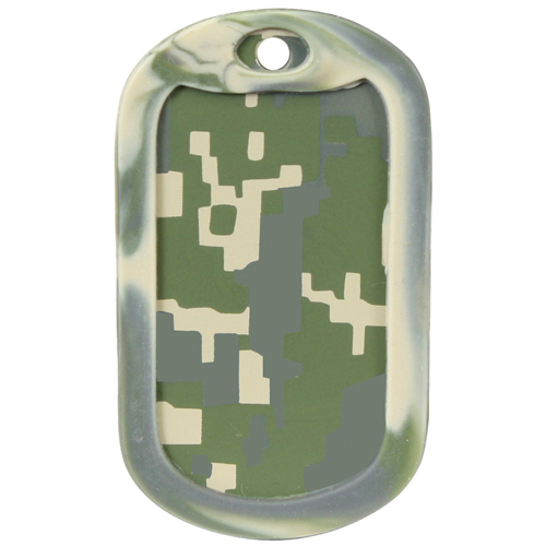 Ultra Force Army Digital Camo Dog Tag Silencers