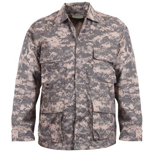 Mens Digital Camo BDU Shirt