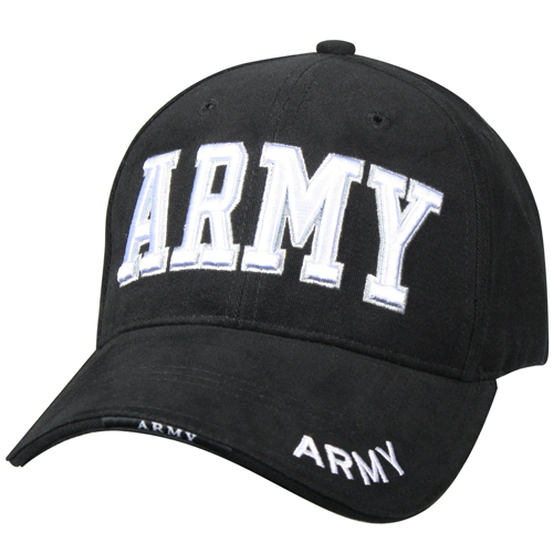 Deluxe Army Embroidered Low Profile Insignia Cap