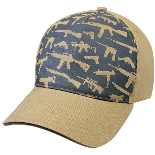 Deluxe Khaki Guns LoW Profile Insignia Cap