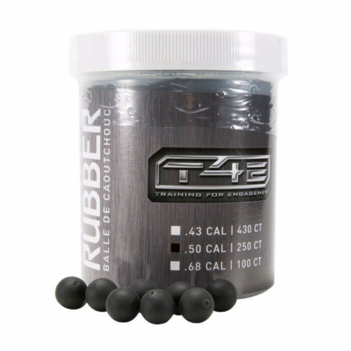 Umarex T4E Rubber Ball .50 Cal 250 CT
