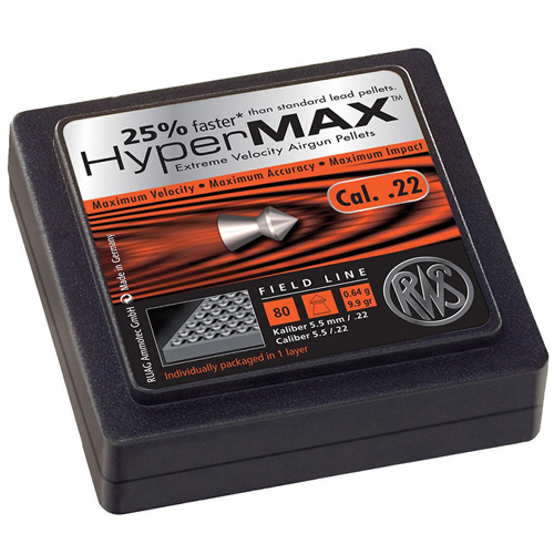 HyperMax Pellets .22 Cal Airgun Ammo