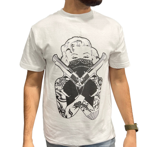 Marilyn Monroe Revolvers Custom Printed T-Shirt