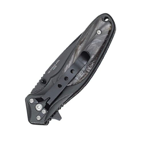 Buckshot 7.5'' Marble Handle Assisted Folding Knife