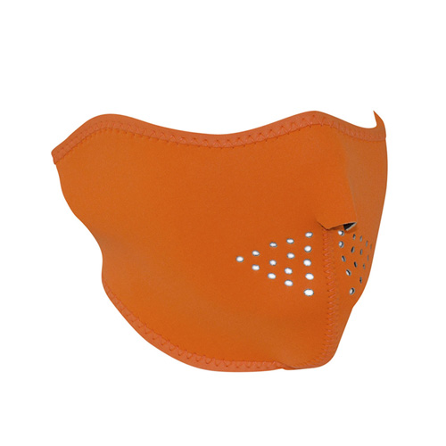 Neoprene High Visibility Orange Half Face Mask